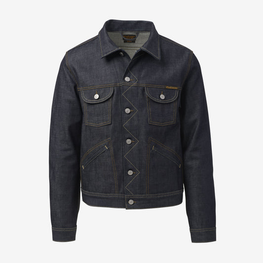 Raw Denim Jacket by Civilianaire - Indigo Denim