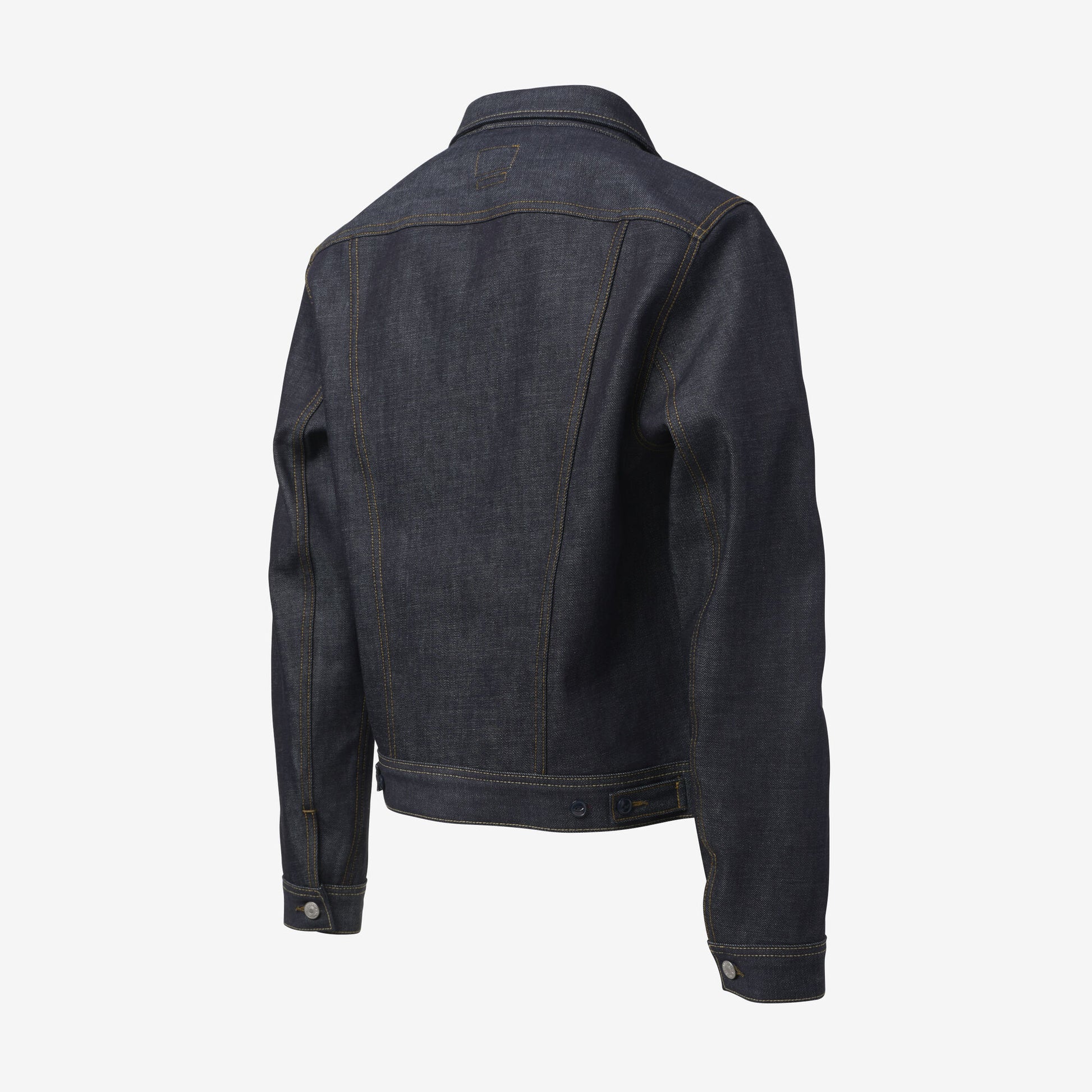 Raw Denim Jacket by Civilianaire - Indigo Denim