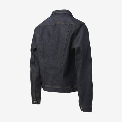 Raw Denim Jacket by Civilianaire - Indigo Denim