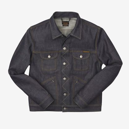 Raw Denim Jacket by Civilianaire - Indigo Denim