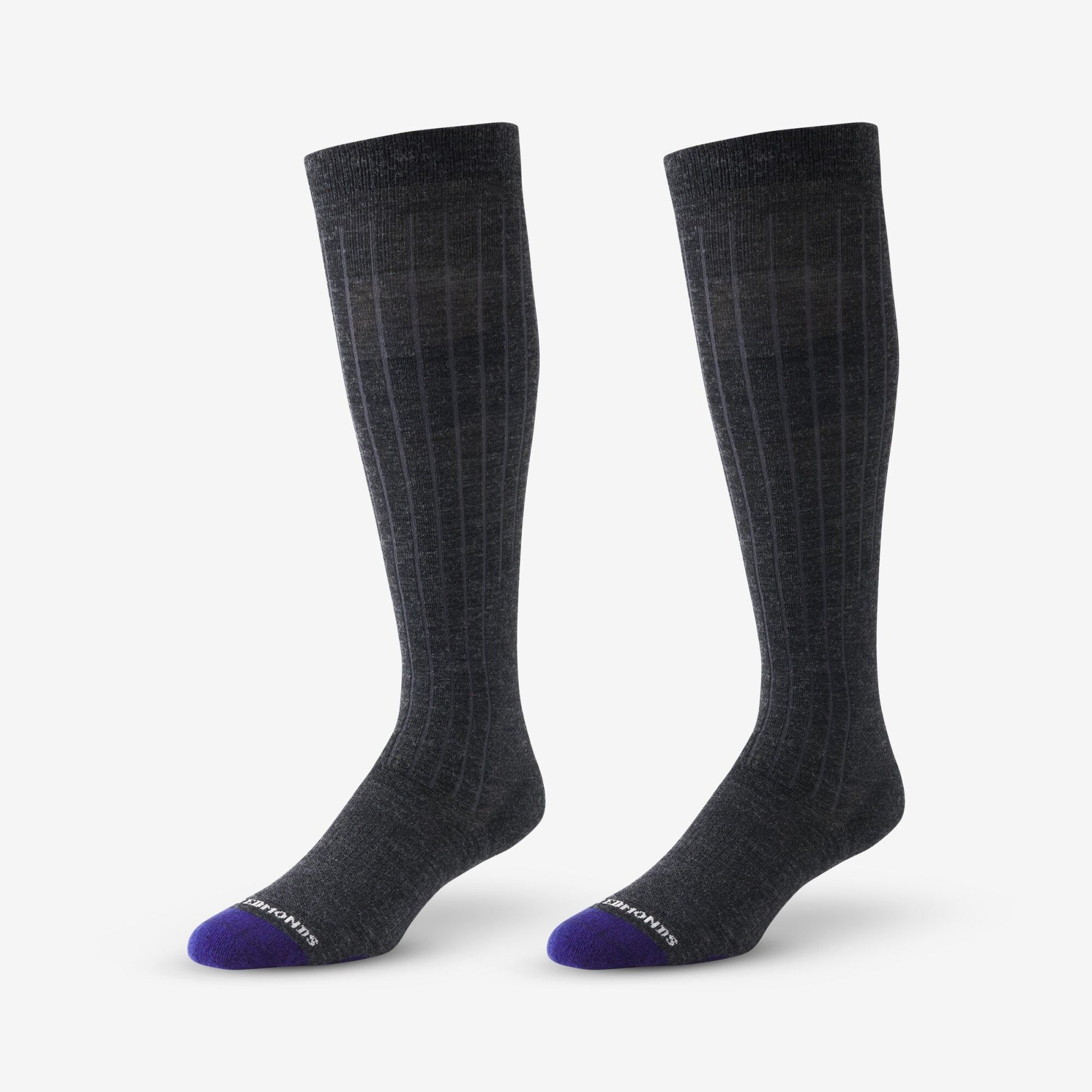 Over-the-Calf Merino Cool™ Dress Socks - Charcoal