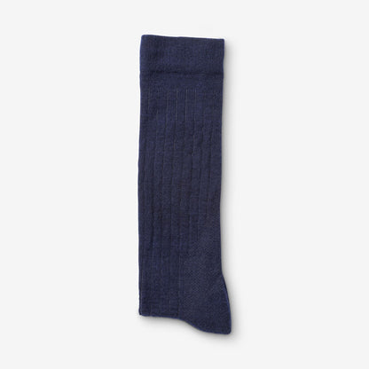 Mid-Calf Cotton Air™ Dress Socks - Navy