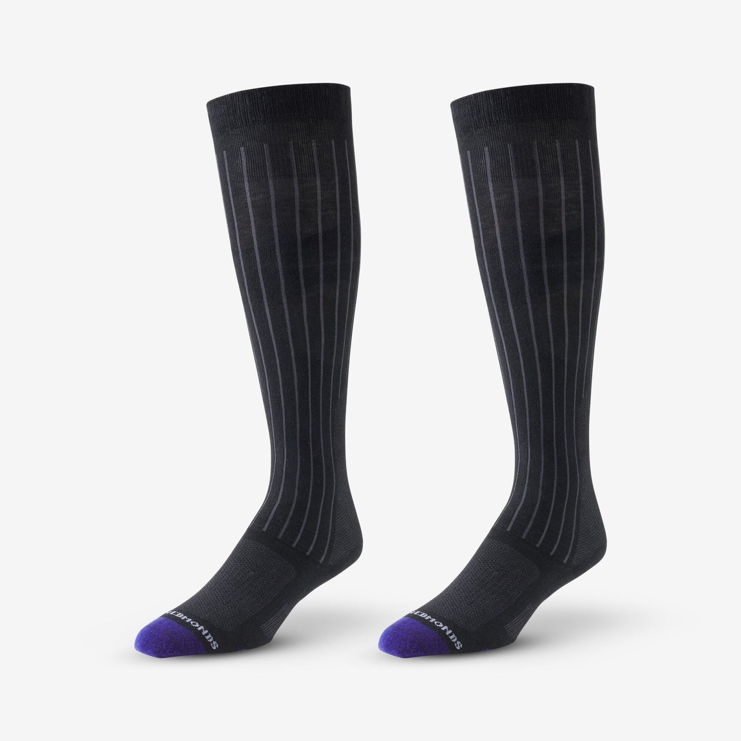 Over-the-Calf Cotton Air™ Dress Socks - Black