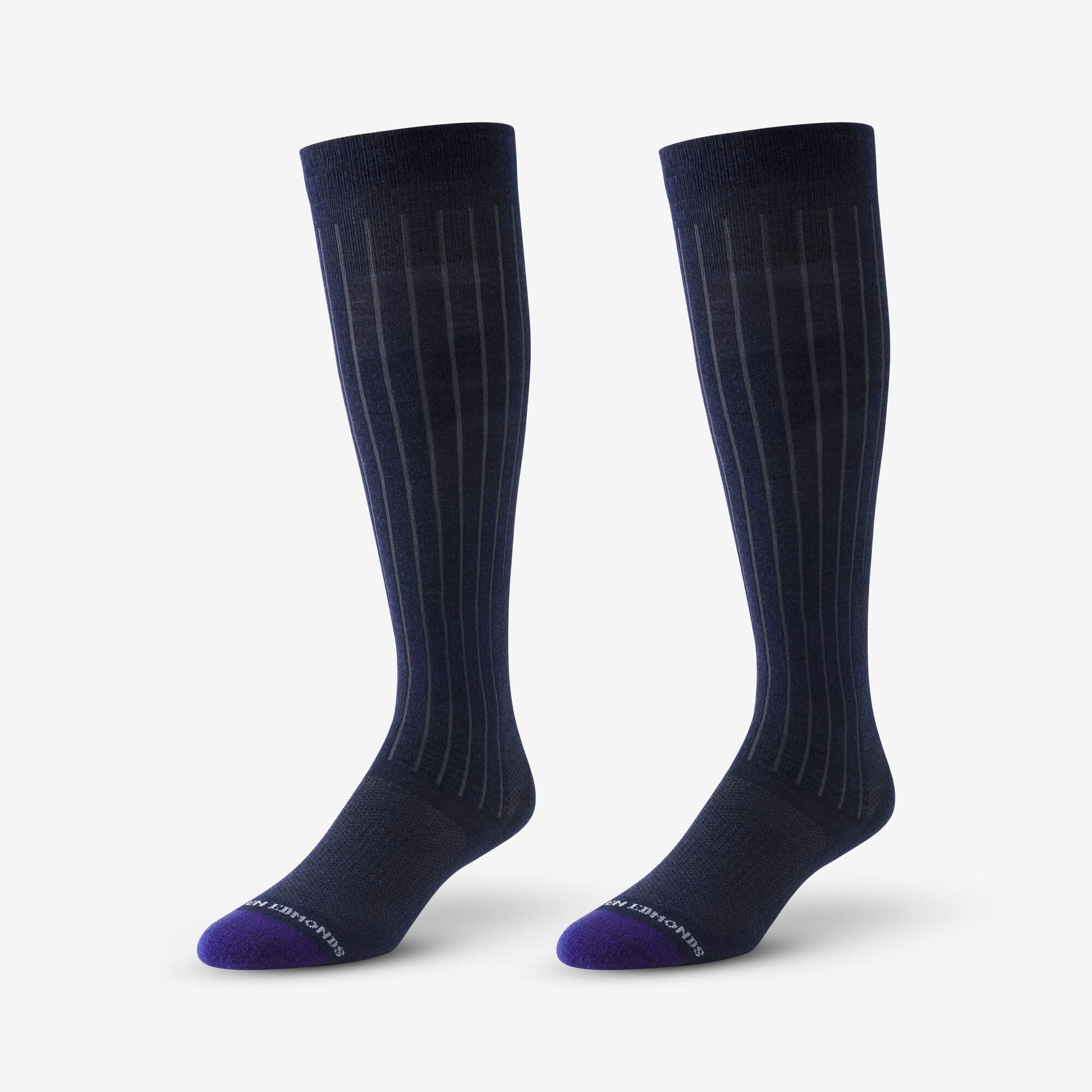 Over-the-Calf Cotton Air™ Dress Socks - Navy