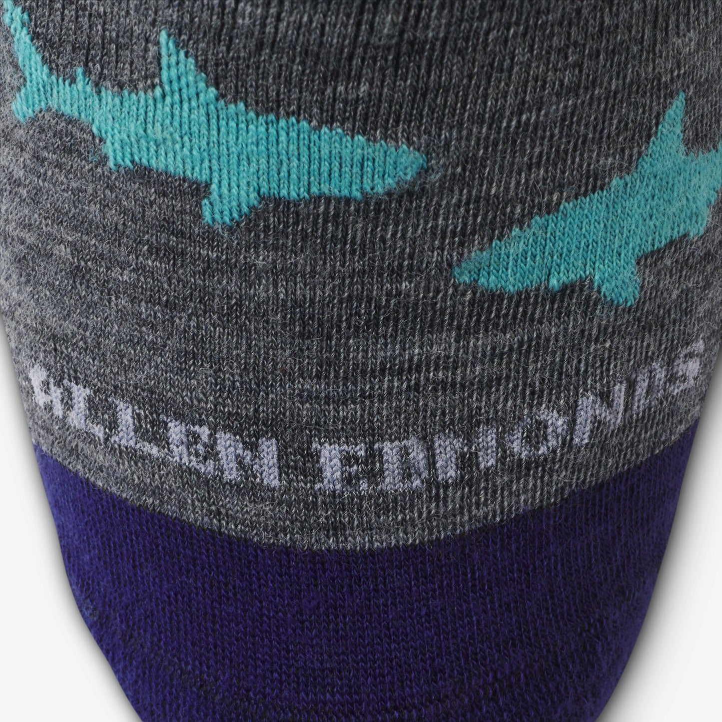 Shark Pattern Merino Cool™ Dress Socks - Grey