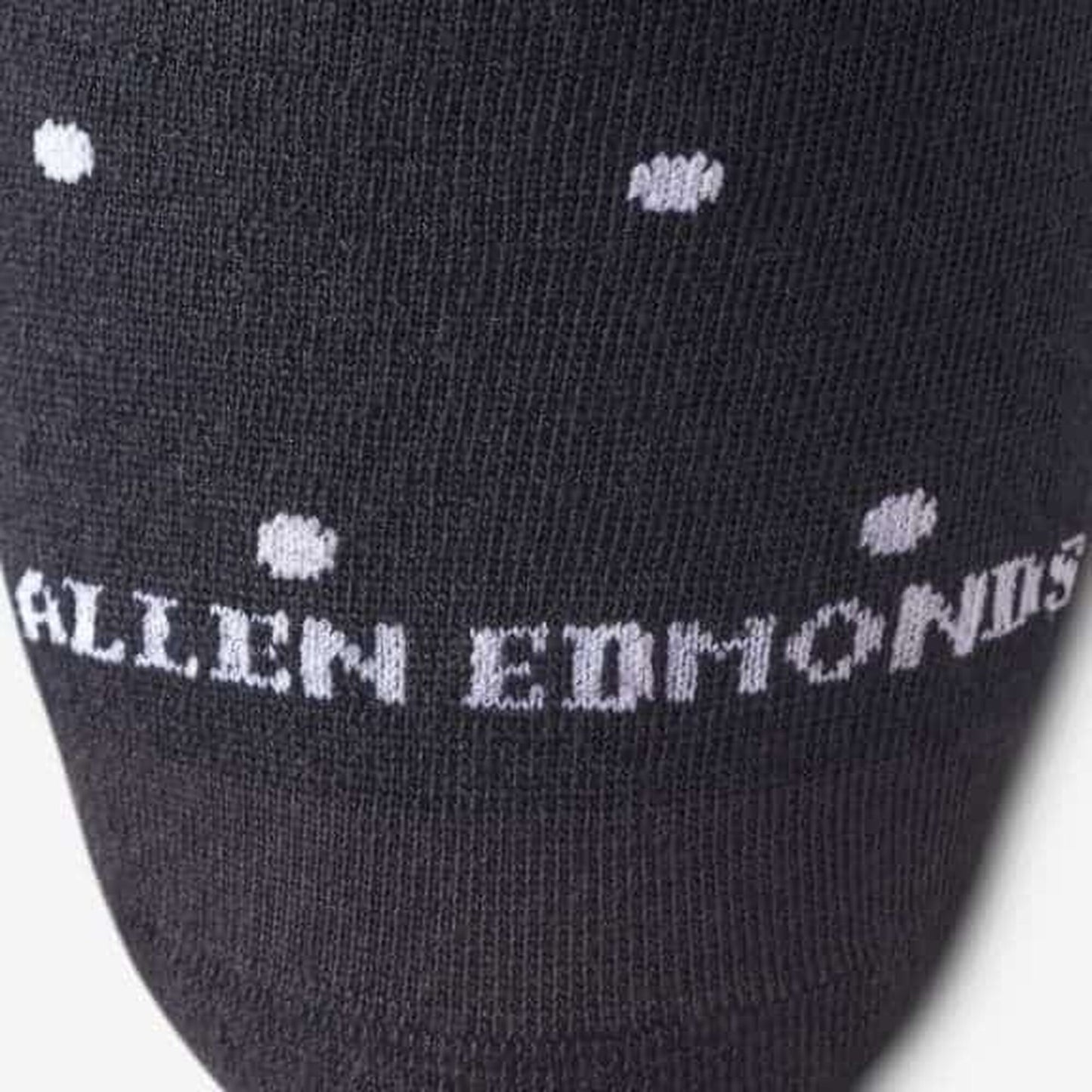 Polka Dot Merino Cool™ Dress Socks - Black with White Dots