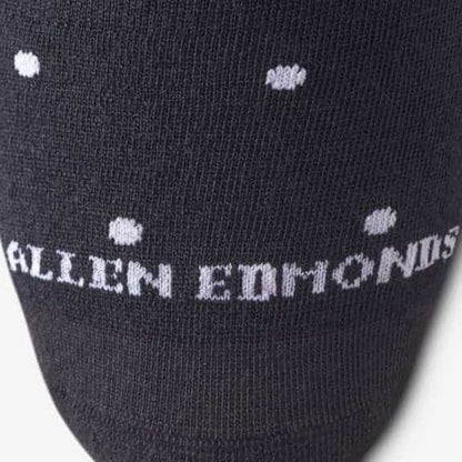 Polka Dot Merino Cool™ Dress Socks - Black with White Dots
