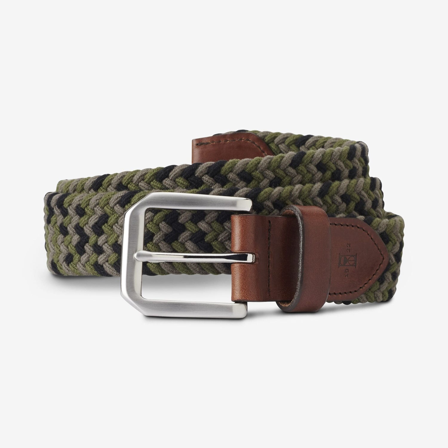 Nantucket Stretch Braided Belt - Camouflage