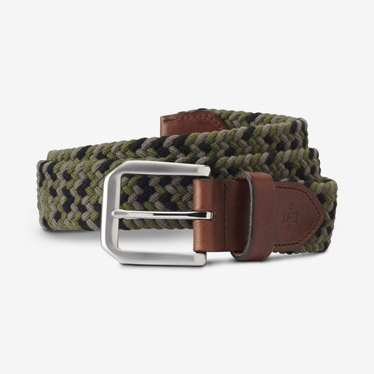 Nantucket Stretch Braided Belt - Camouflage