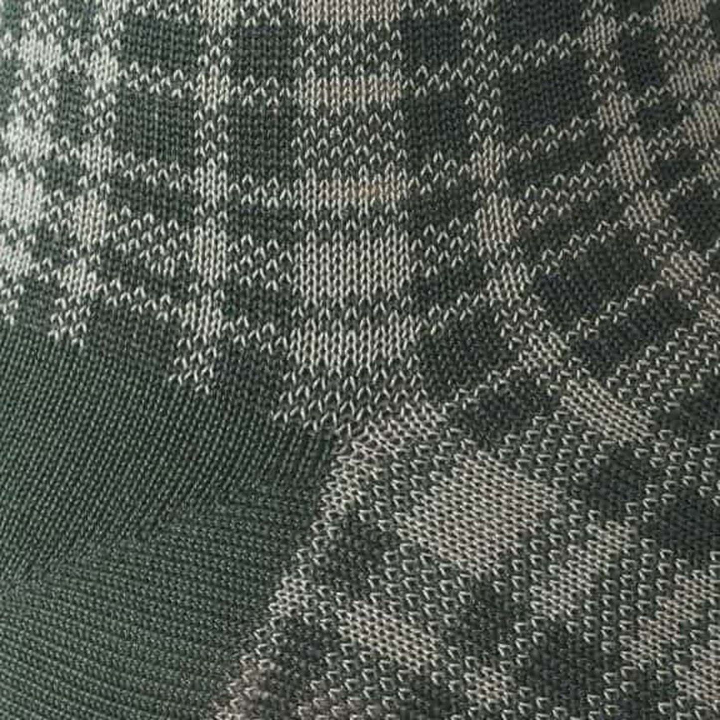 Mid-Calf Pattern Dress Sock - Green Plaid