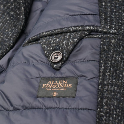 Eldridge Primaloft Plaid Topcoat - Charcoal