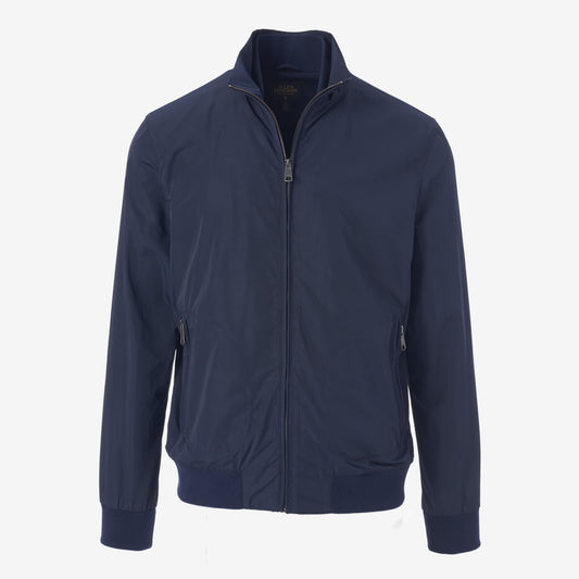 Ludlow Nylon Bomber Jacket - Navy