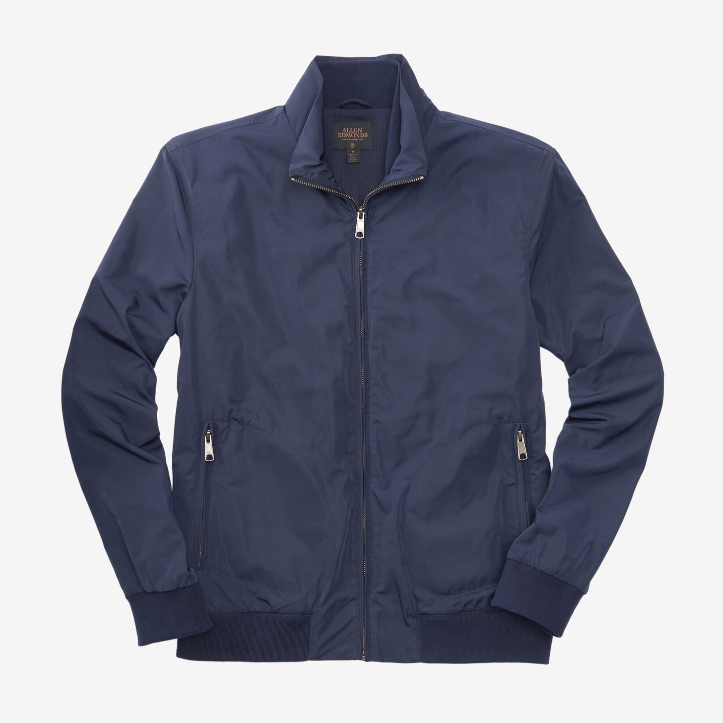 Ludlow Nylon Bomber Jacket - Navy