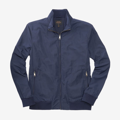 Ludlow Nylon Bomber Jacket - Navy