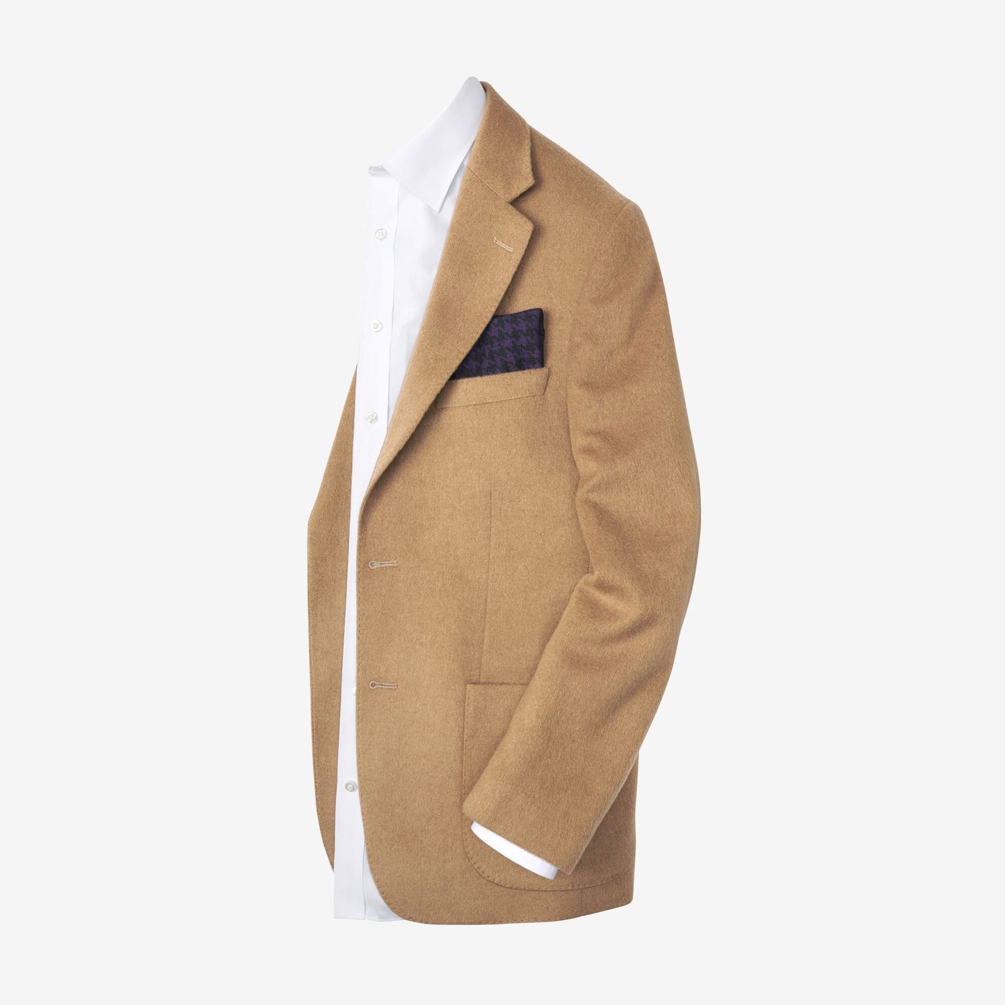 Carter Sport Coat - Camel Brushed Wool