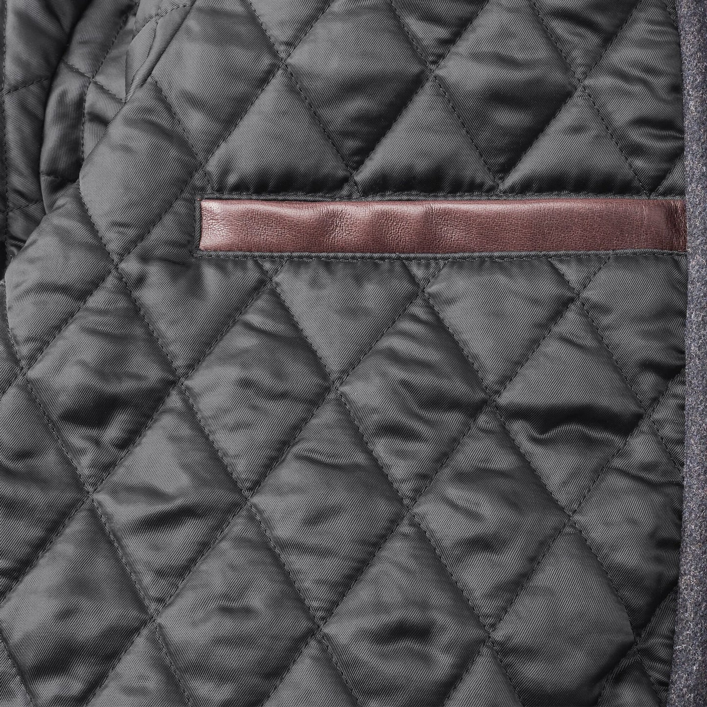 Zip Up Varsity Jacket by Golden Bear - Charcoal