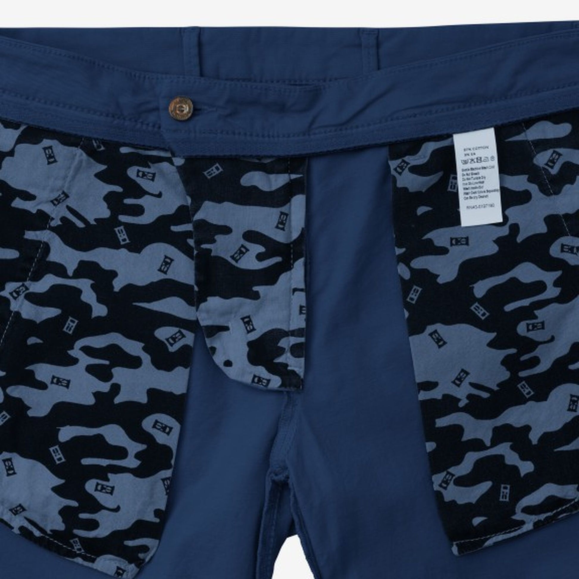 Harrison Stretch Slim Fit Chinos - Navy