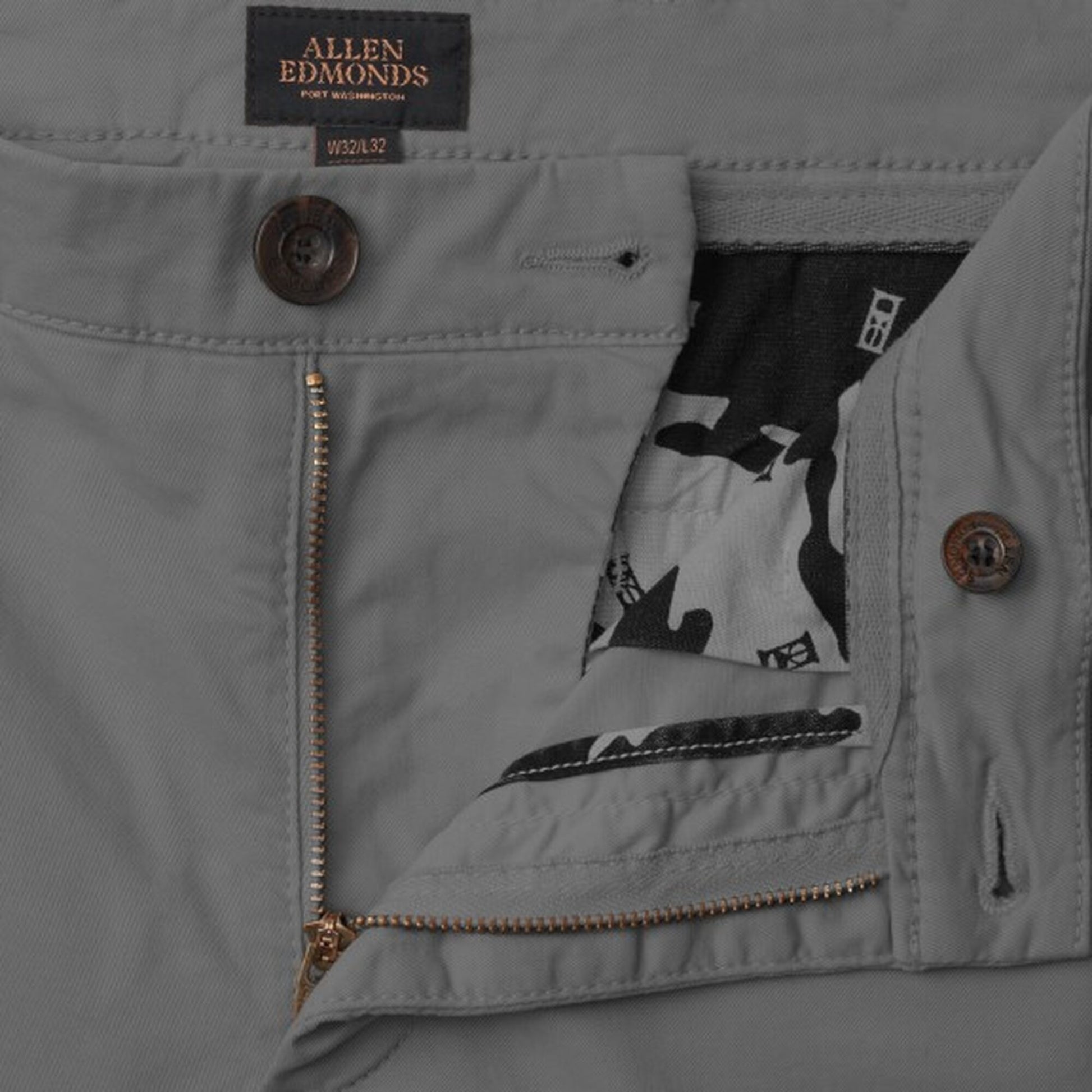 Harrison Stretch Slim Fit Chinos - Grey