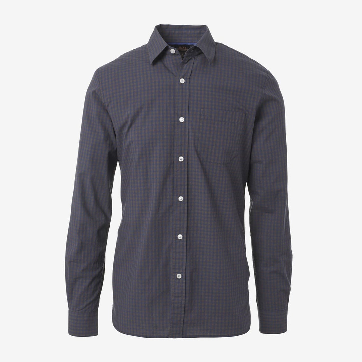 Gingham Cotton Sport Shirt - Blue