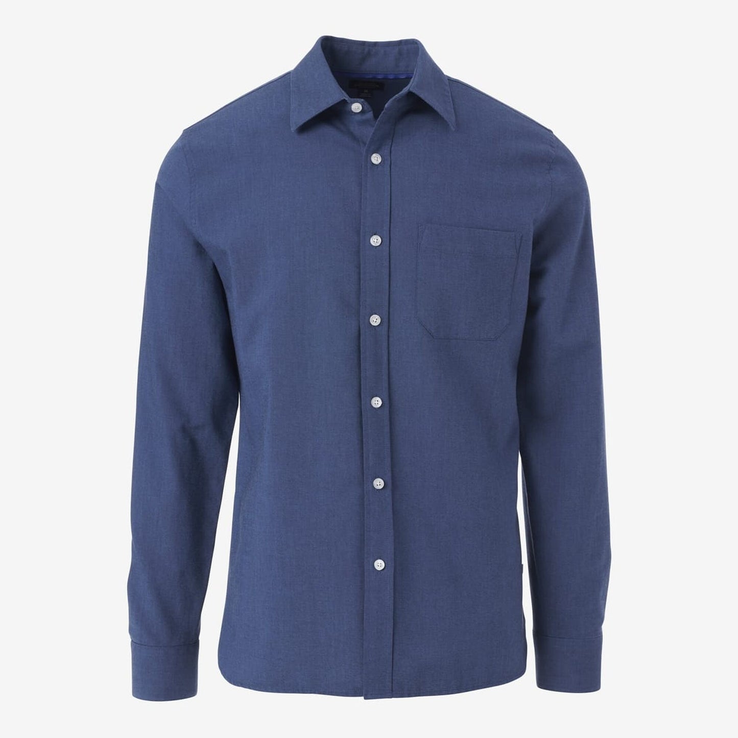 Indigo Cotton Sport Shirt - Indigo Denim