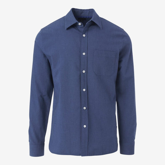 Indigo Cotton Sport Shirt - Indigo Denim
