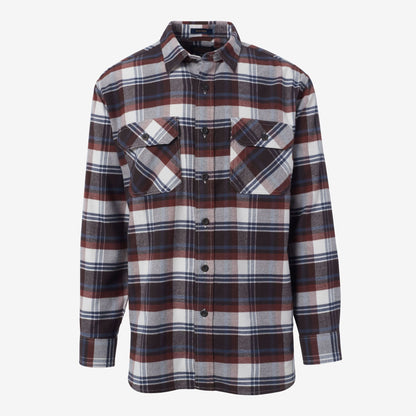Burnside Flannel Shirt by Pendleton - Brown Plaid