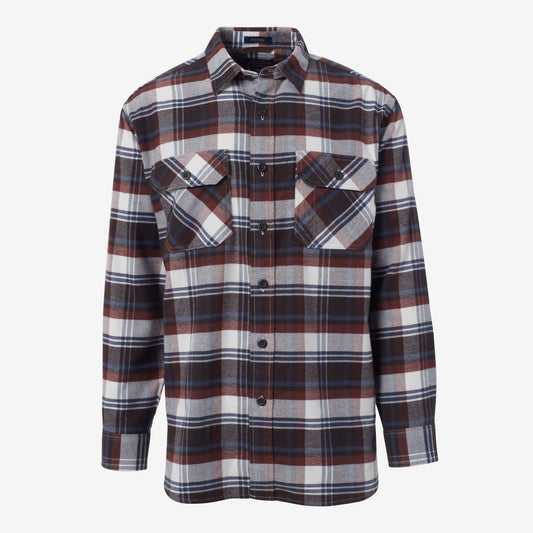 Burnside Flannel Shirt by Pendleton - Brown Plaid