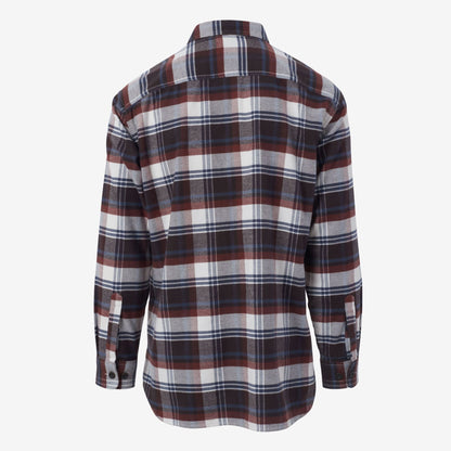 Burnside Flannel Shirt by Pendleton - Brown Plaid