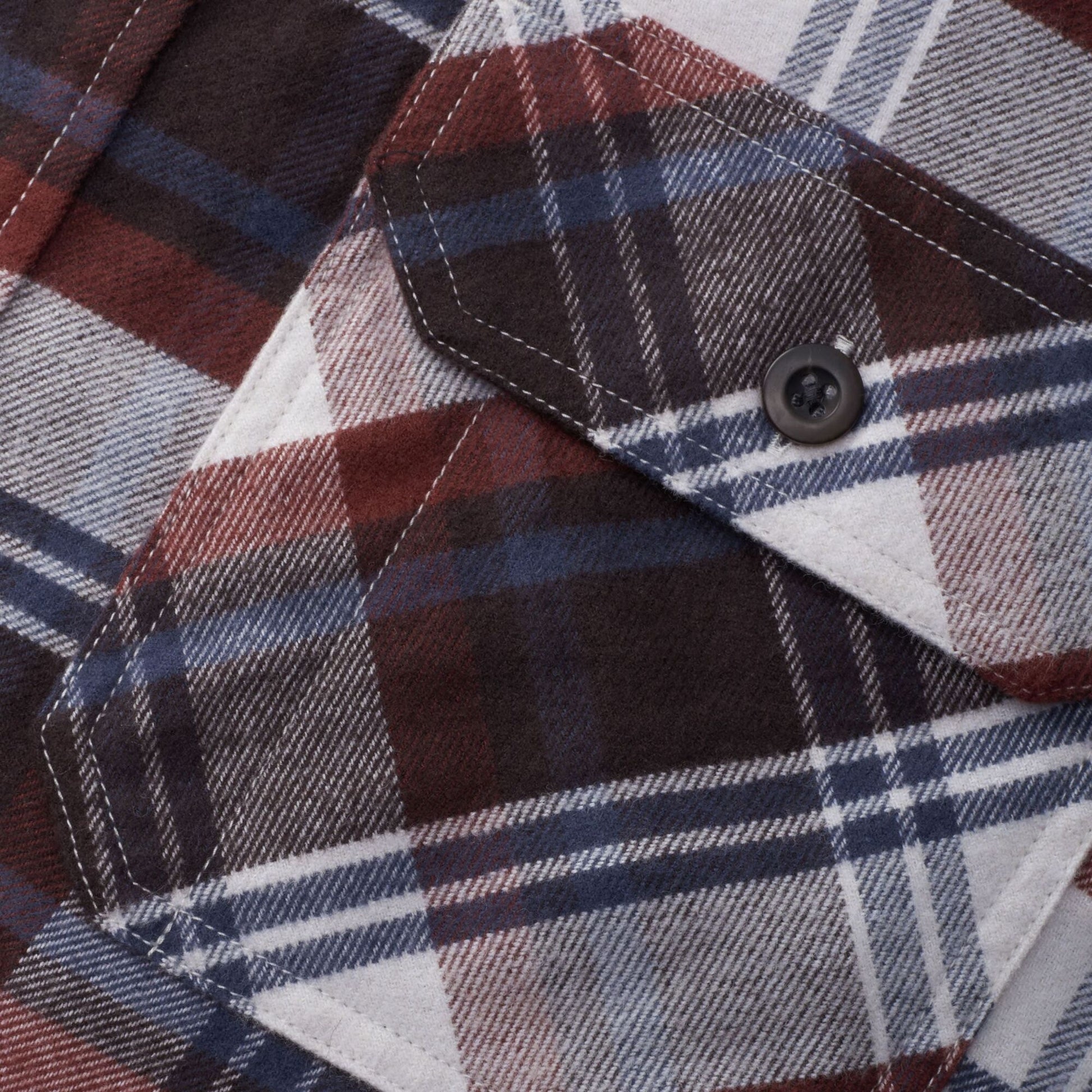 Burnside Flannel Shirt by Pendleton - Brown Plaid