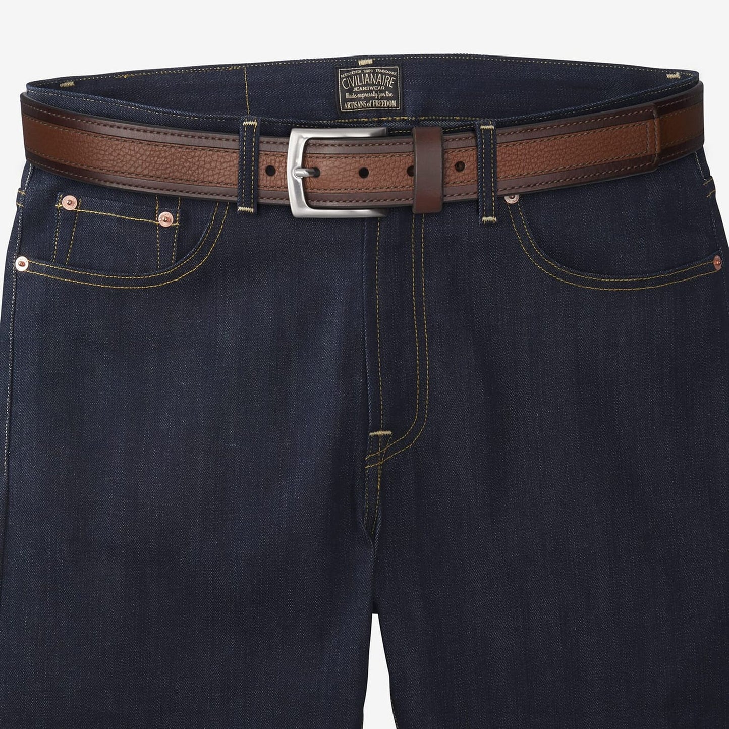 Nashua Street Casual Belt - Coffee