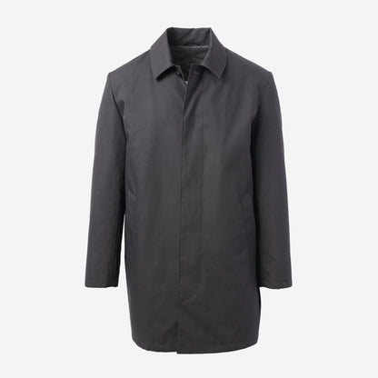 Roman Water Repellant Mac Coat - Black