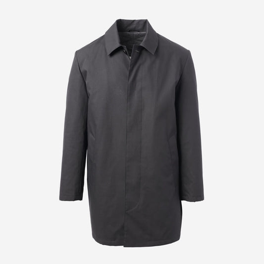 Roman Water Repellant Mac Coat - Black