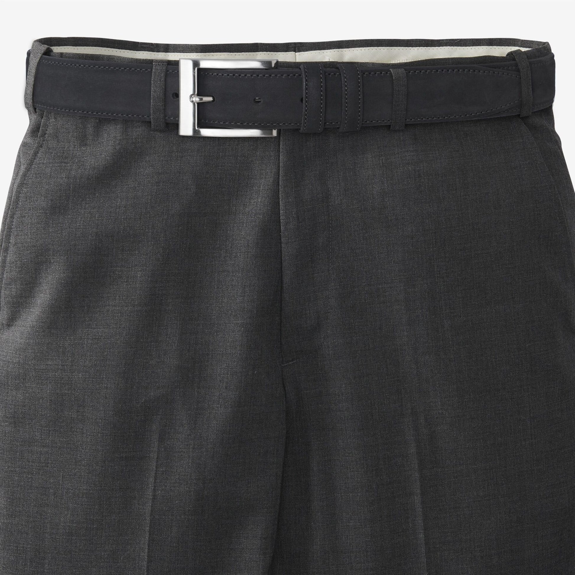 Wide Basic Suede Dress Belt - Dark Olive