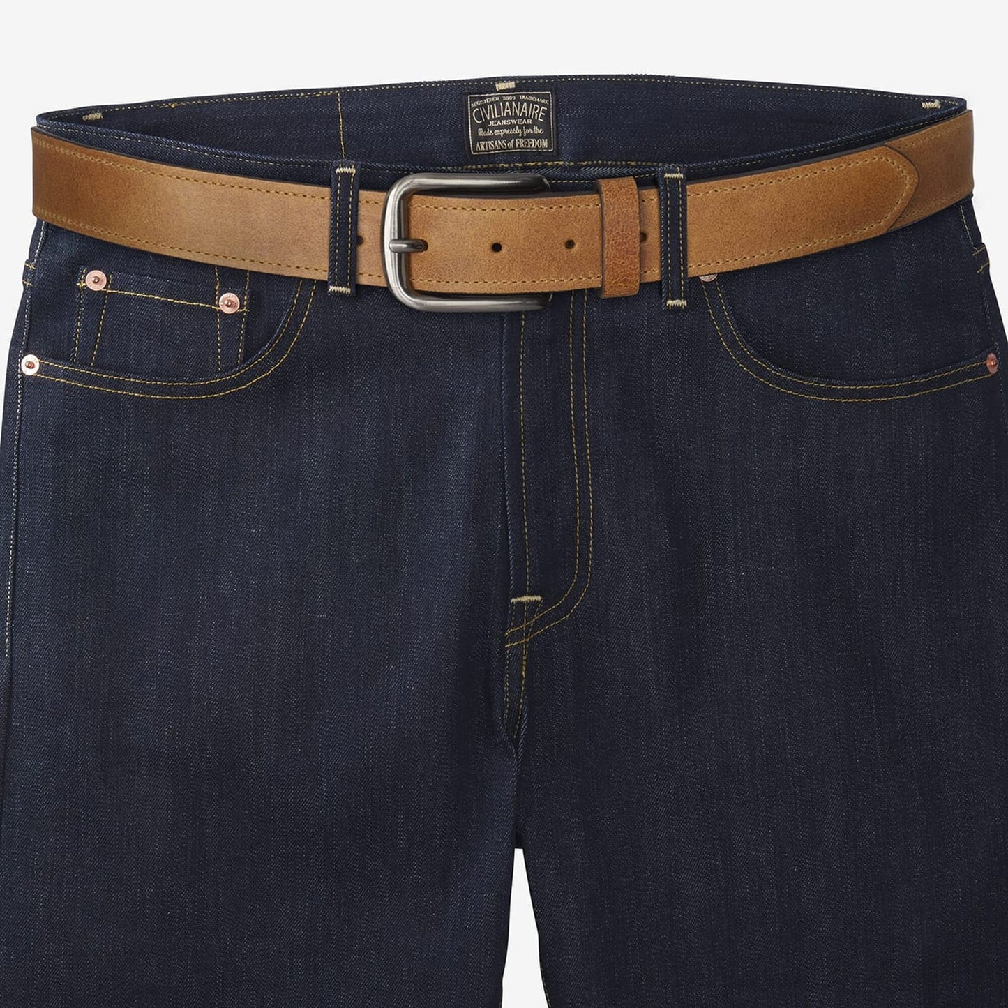 Atlantic Street Casual Belt - Walnut