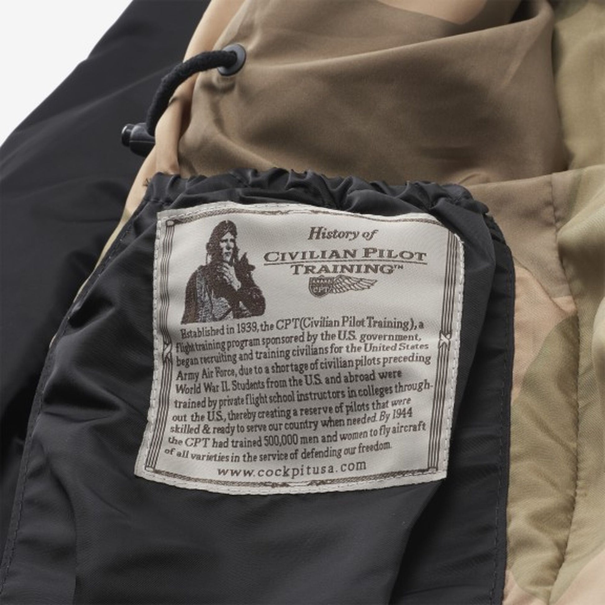 Freedom Field Jacket by Cockpit USA - Black