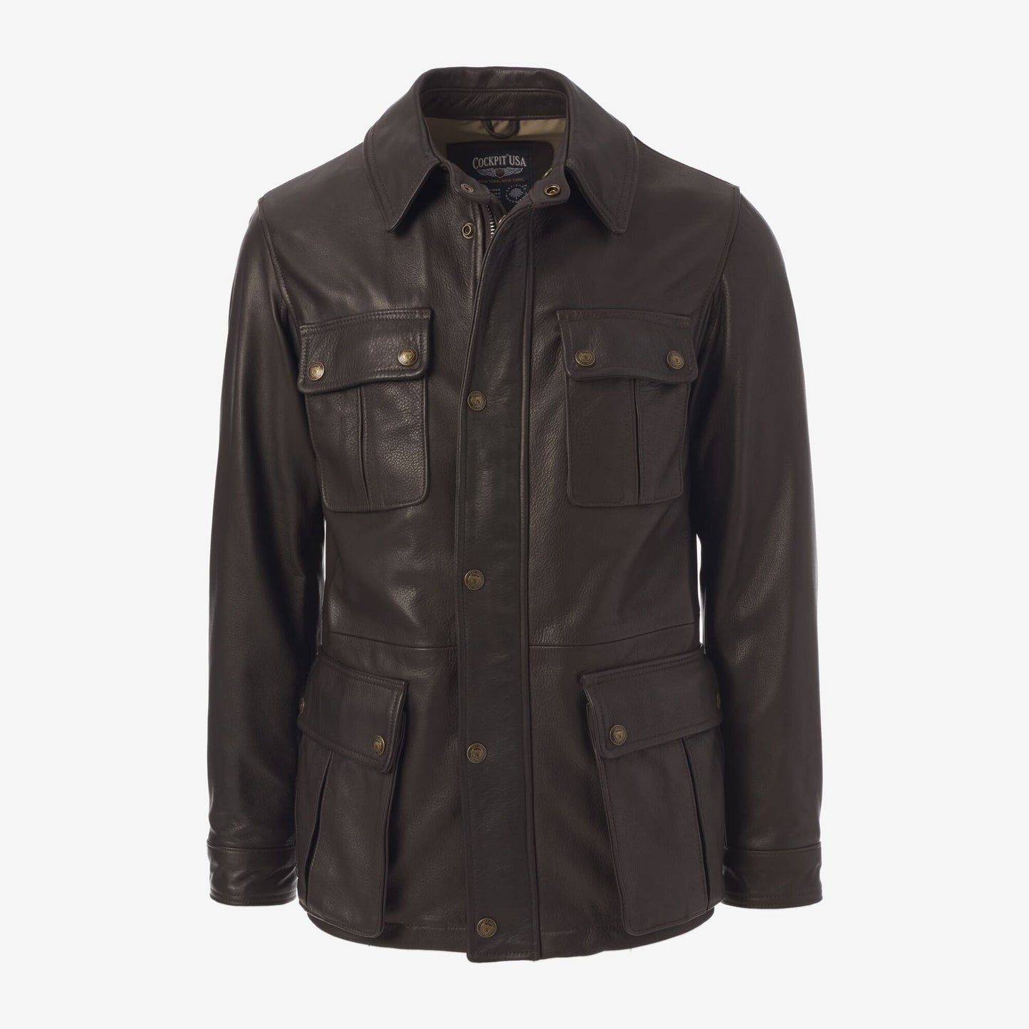 Dispatch Motorcycle Jacket by Cockpit USA - Brown