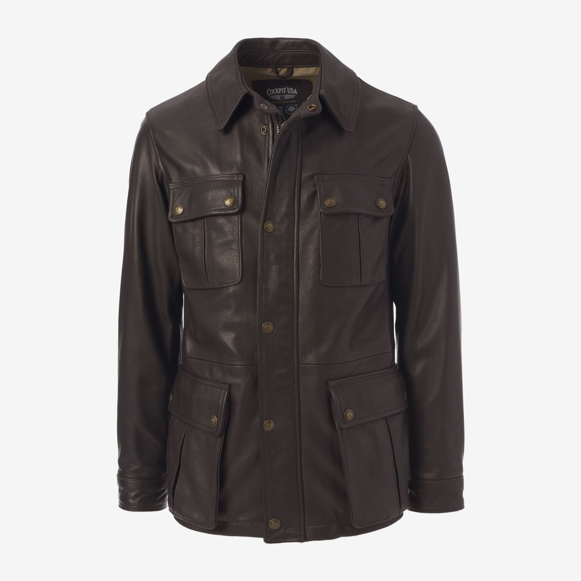 Dispatch Motorcycle Jacket by Cockpit USA - Brown