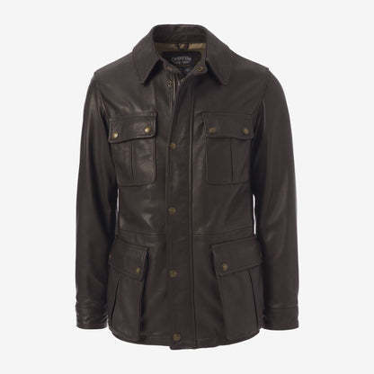 Dispatch Motorcycle Jacket by Cockpit USA - Brown