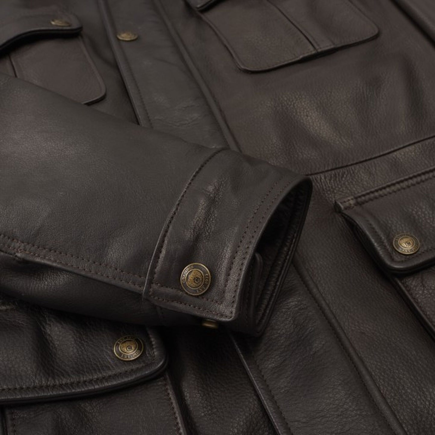 Dispatch Motorcycle Jacket by Cockpit USA - Brown
