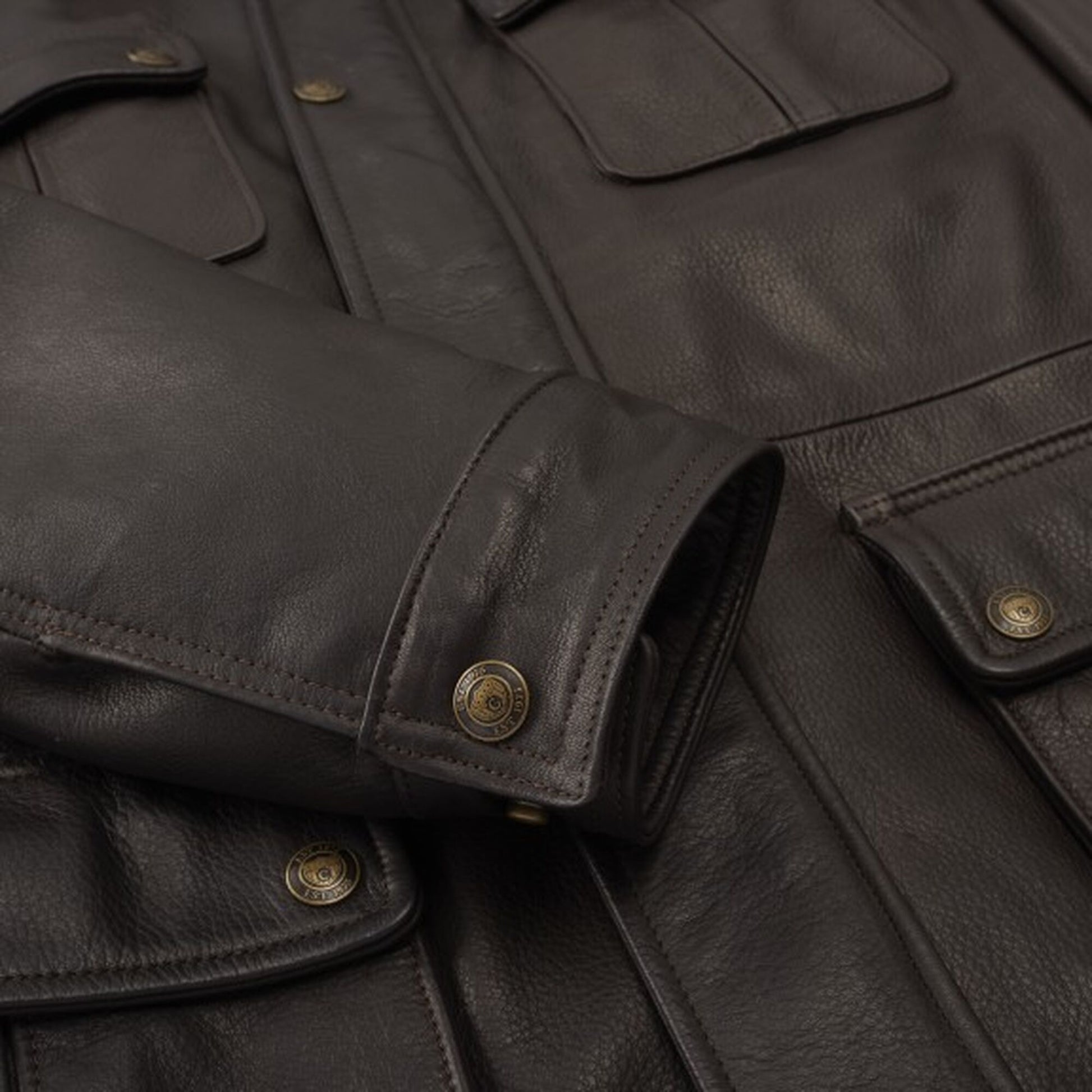 Dispatch Motorcycle Jacket by Cockpit USA - Brown