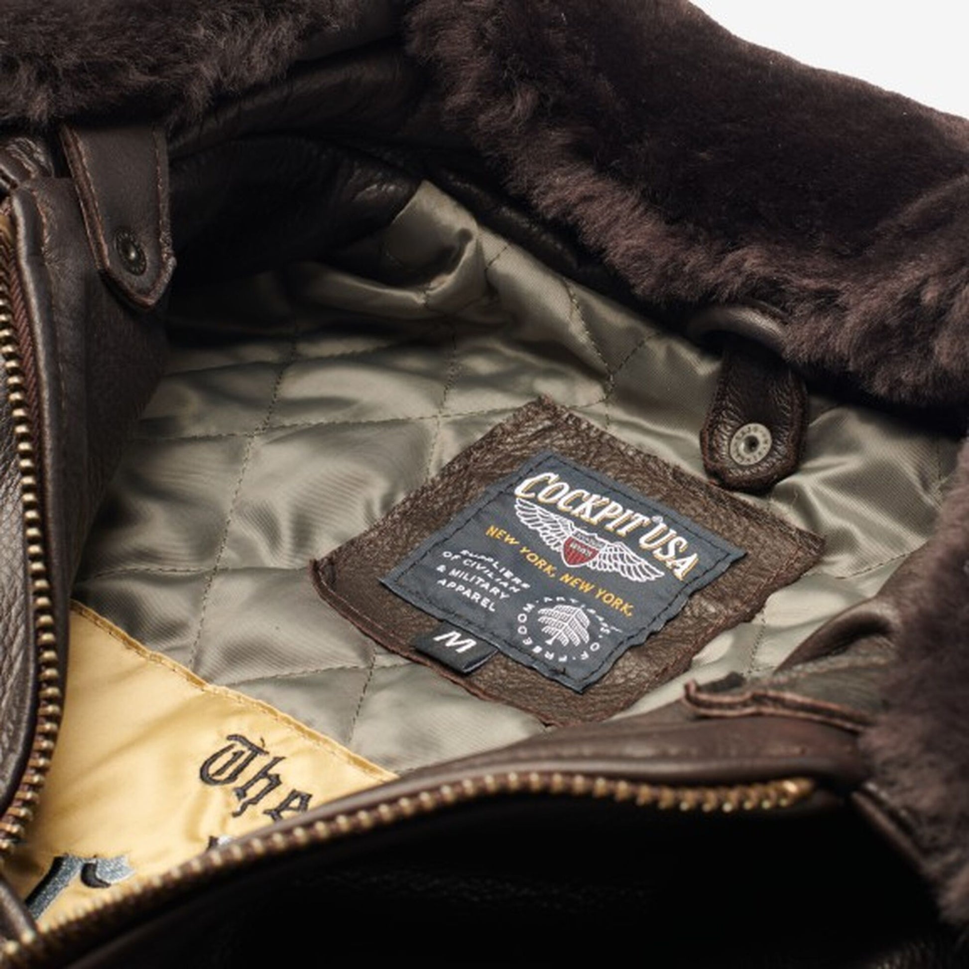 G1 Bomber Jacket by Cockpit USA - Brown
