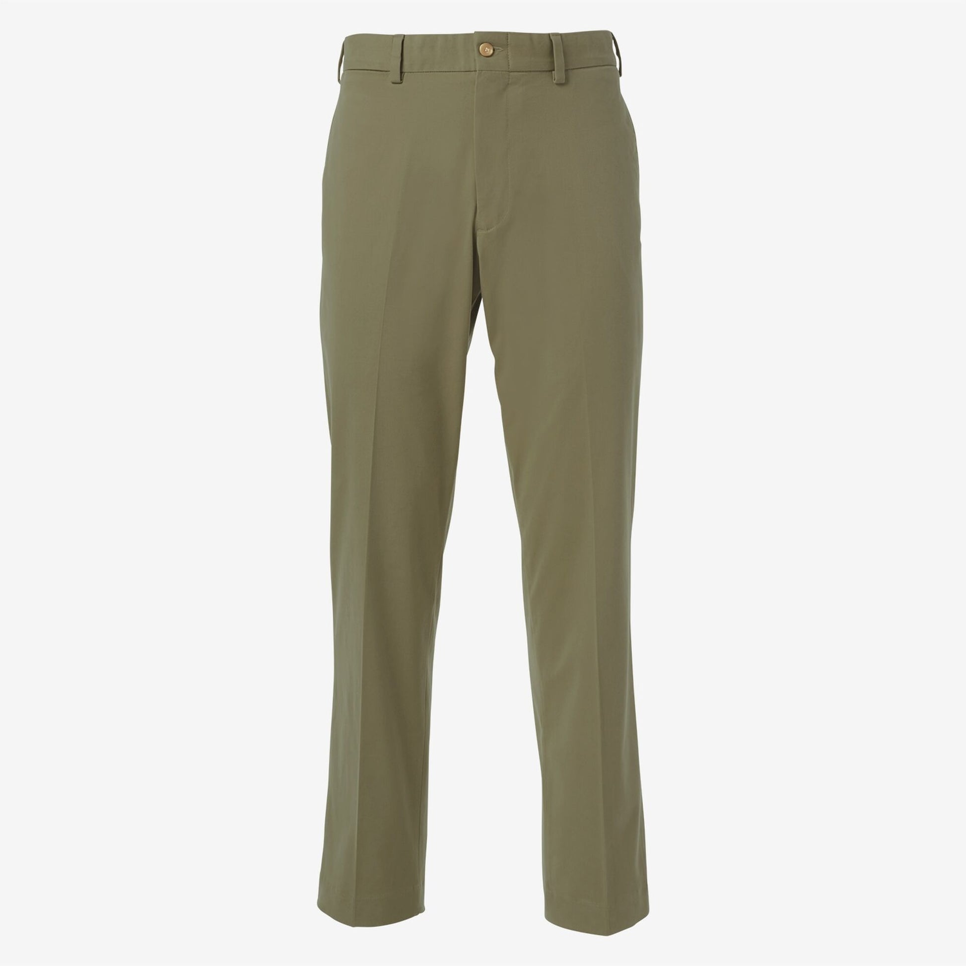 Classic Fit Smart Khaki Pants - Olive