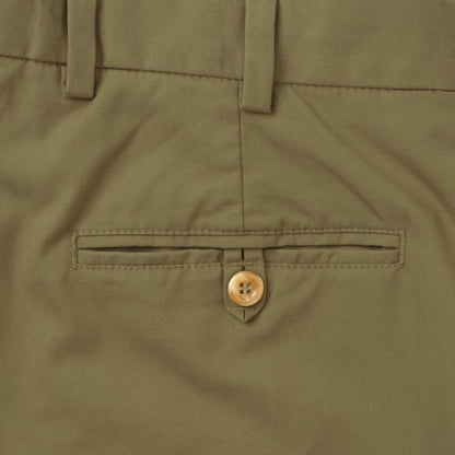 Classic Fit Smart Khaki Pants - Olive