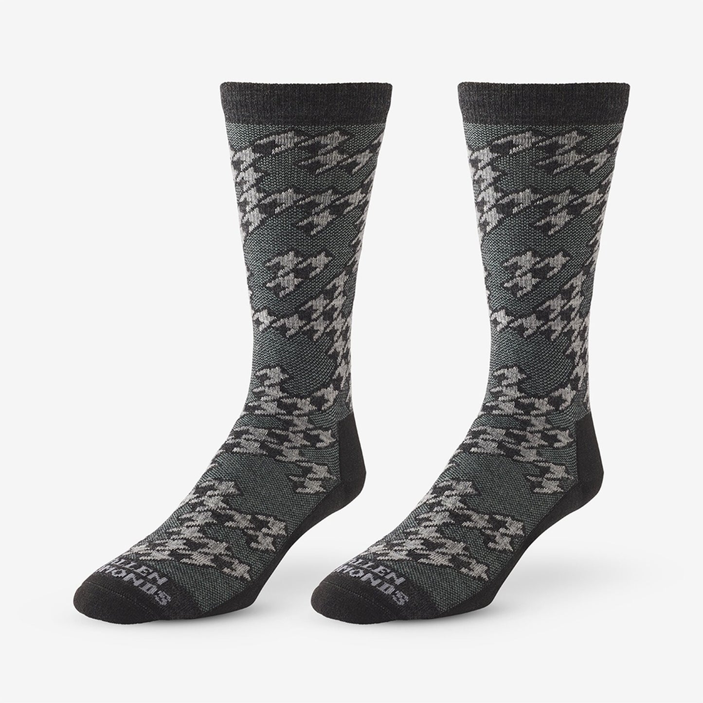 Merino Wool Pattern Boot Sock 3 Pack - Grey