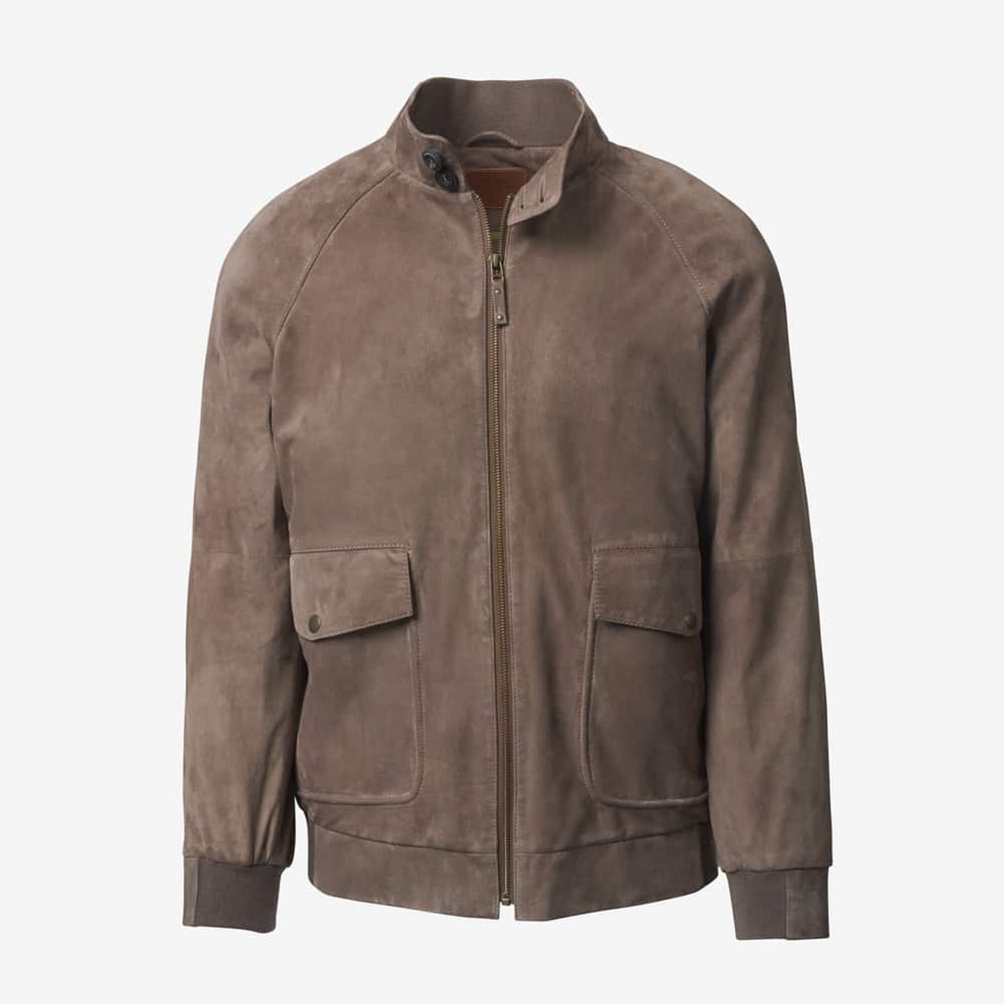 Herrington Goat Suede Jacket - Taupe