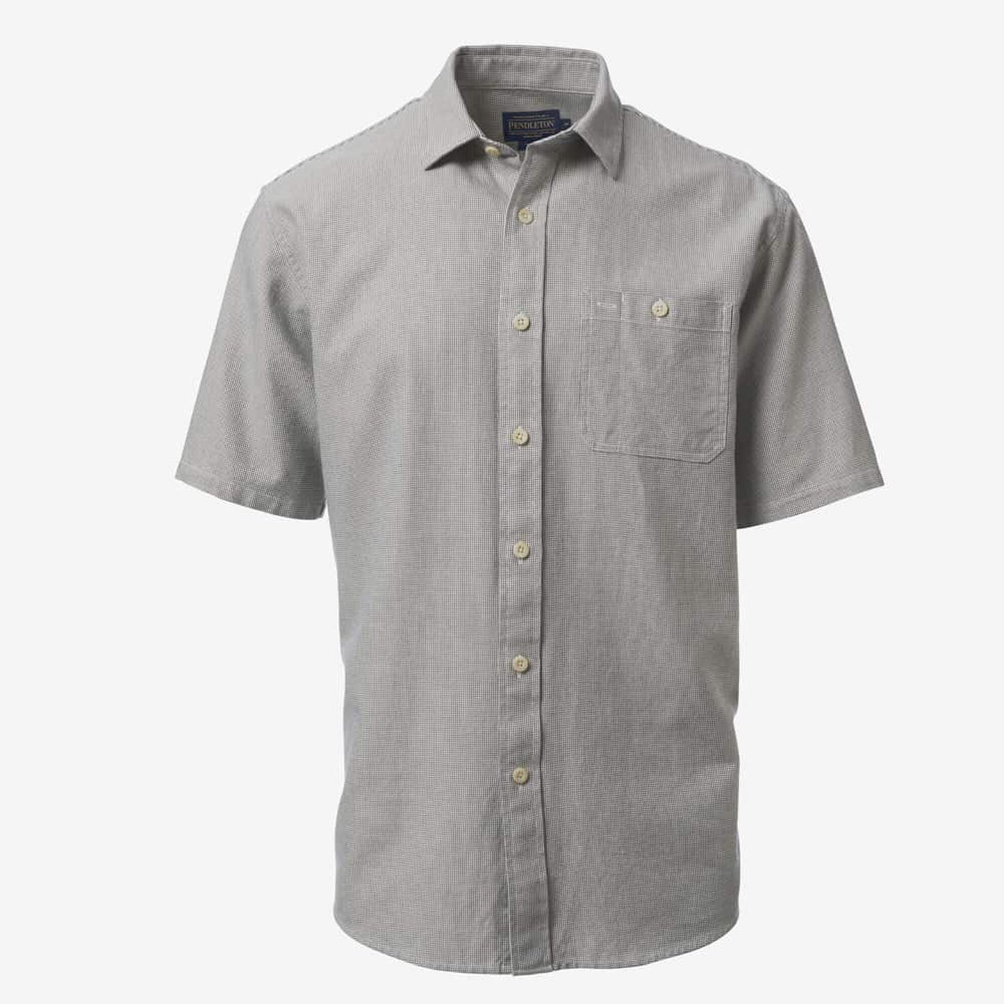 Indigo Dot Kay Street Short Sleeve Shirt - Ivory Indigo Dot