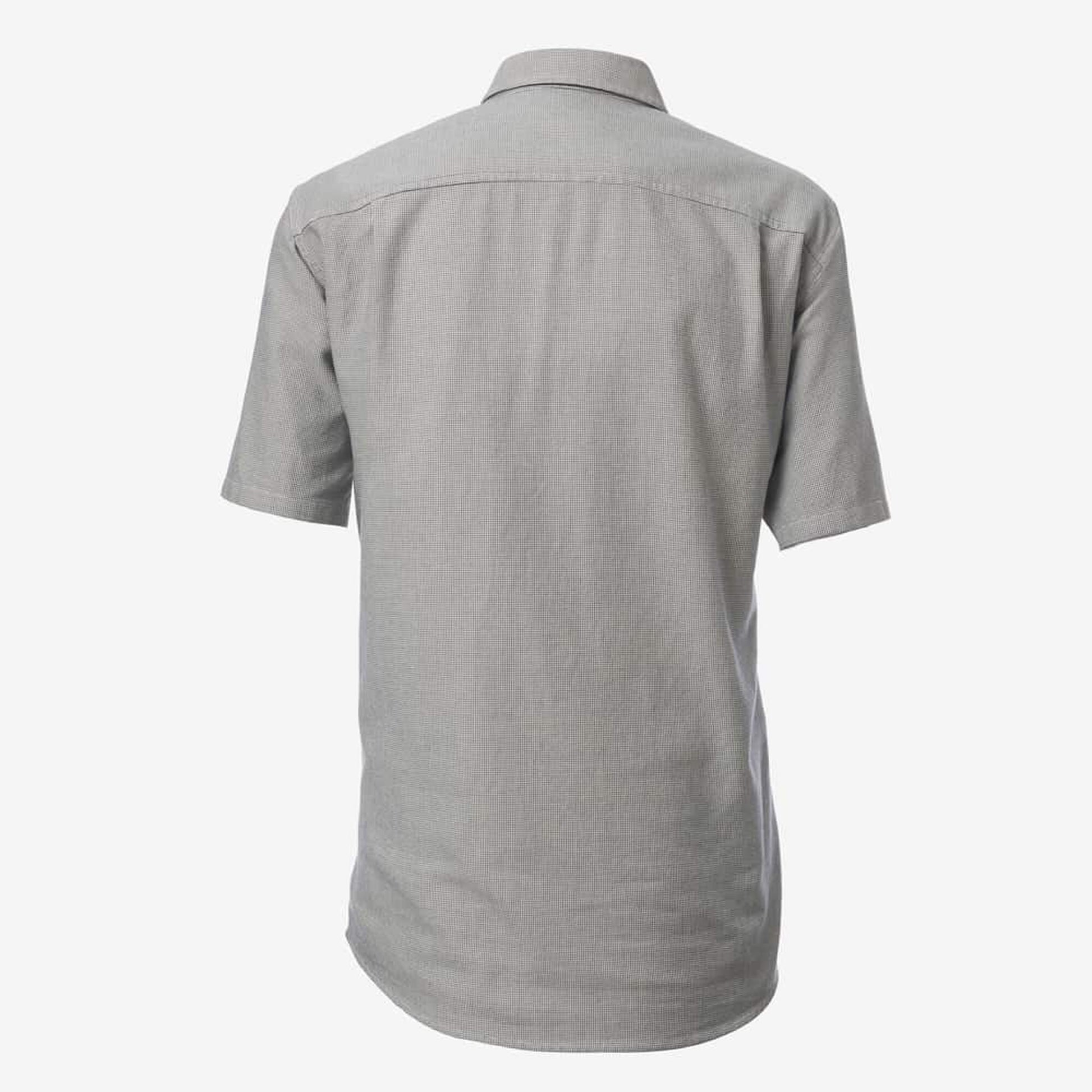 Indigo Dot Kay Street Short Sleeve Shirt - Ivory Indigo Dot