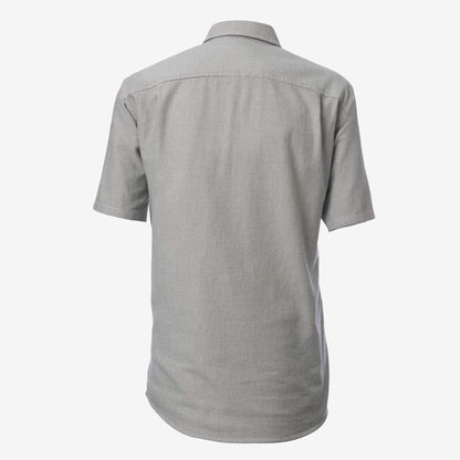 Indigo Dot Kay Street Short Sleeve Shirt - Ivory Indigo Dot