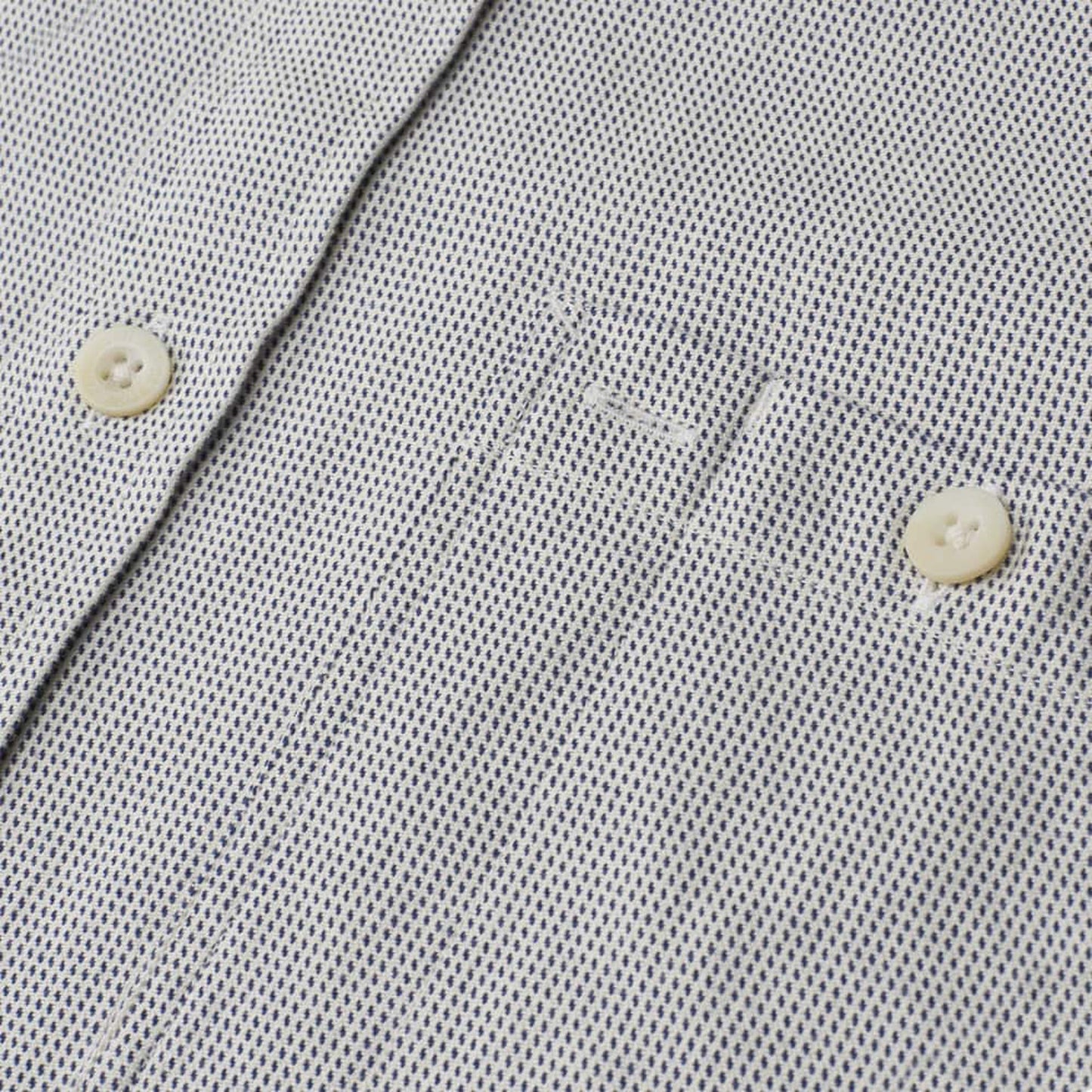 Indigo Dot Kay Street Short Sleeve Shirt - Ivory Indigo Dot