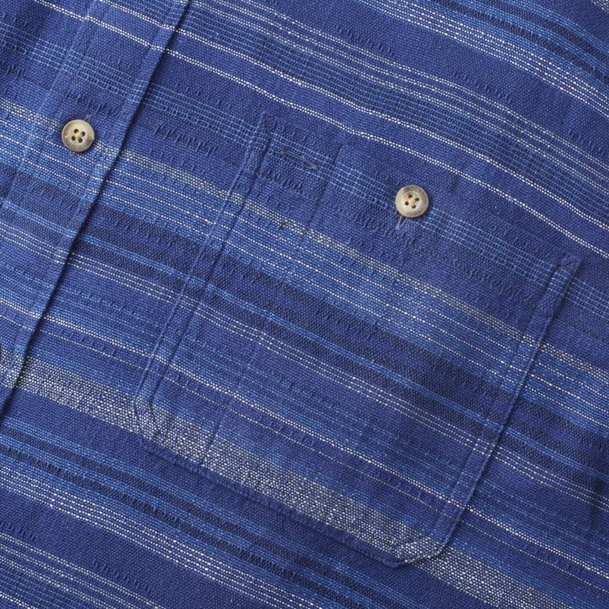 Stripe Kay Street Short Sleeve Shirt - Blue Stripe